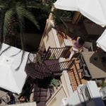 The two DILIT IH Rome school terraces from above