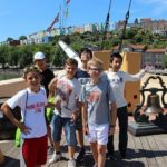 Gli studenti della Taunton Summer School in gita