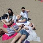Gli studenti della Taunton Summer School vanno in spiaggia