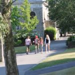 Sevenoaks summer school students on the campus