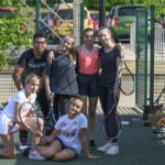 Sevenoaks Summer School students play tennis