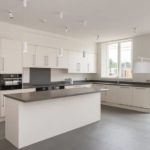 Kitchen in the Aisher House boys' boarding house at Sevenoaks School
