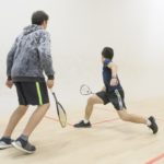 Sevenoaks Summer School students play squash