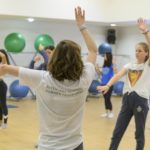 Sevenoaks Summer School students have a dance lesson