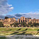Il Palatino e il Circo Massimo visti dall'Aventino - Roma, Italia