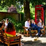 St Clare's School garden