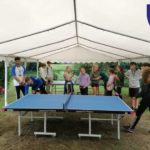 St Clare's Oxford Teenage Summer School students play table tennis