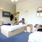 Bedroom in the St Clare's Oxford Summer School accommodation