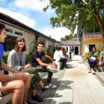 St Clare's School courtyard