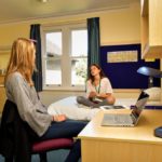 Bedroom in the St Clare's Oxford Summer School accommodation