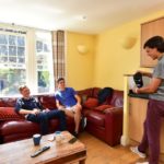Common room in the St Clare's Oxford Summer School accommodation