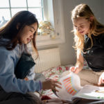 Una camera doppia dell'alloggio della Rossall Summer School 