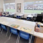 Un'aula della Rossall School