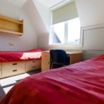 Una camera doppia dell'alloggio della Rossall Summer School 