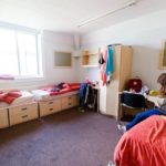 Una camera doppia dell'alloggio della Rossall Summer School 