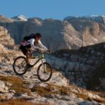 Panorama mozzafiato delle Dolomiti perfetto per delle bellissime escursioni in mountain bike