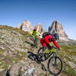 Panorama mozzafiato delle Dolomiti perfetto per delle bellissime escursioni in mountain bike