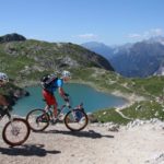 Panorama mozzafiato delle Dolomiti perfetto per delle bellissime escursioni in mountain bike