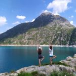 Gli studenti della friLingue St. Bernard Summer Camp sul lago