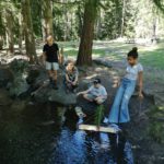 Gli studenti della friLingue St. Bernard Summer Camp sul fiume