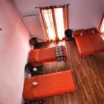 Una camera da letto della Cascina il Faggio