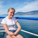 friLingue Estavayer Summer Camp student on a boat