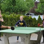 friLingue Estavayer Summer Camp campers play table tennis