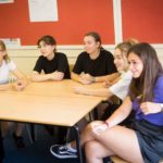 A class of the CAE Bedford School with students