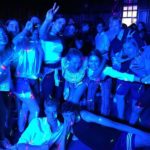 The students of the CAE Bedford School during the disco night