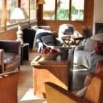 La lounge nello Chalet de Champéry