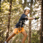 Gli studenti della CERAN Juniors Svizzera in un parco avventura