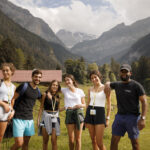 Gli studenti della CERAN Juniors Svizzera in un'escursione 