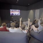 La sala cinema dell'Heyday Residence City