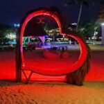 Evening at a beach resort in Kendwa