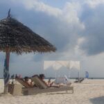 ReCoding Africa volunteers relax on the wonderful beaches of Nungwi and Kendwa, which are in walking distance of the accommodation