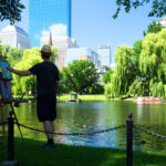 Boston Commons in summer