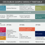 CES Dublin Sample Weekly Timetable
