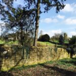 Una strada di campagna tra Harrogate e Ripley