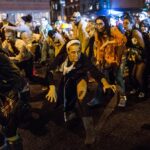 The annual Halloween Parade in Greenwich Village, New York