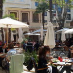 Il ristorante Les Bains di Montpellier, convertito da una bagno pubblico all'origine