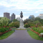Paul Revere statue in a Boston public park
