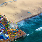 Santa Monica Pier from above