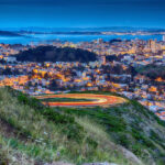 Twin Peaks, San Francisco at dusk