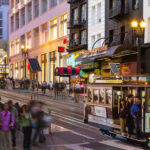 A street in Union Square, San Francisco