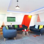 Student common room in the Plaza