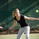 Studio Cambridge student playing tennis