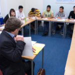 Studio Cambridge students during a lesson