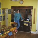 Una cucina di una famiglia ospitante di Kingsway