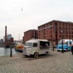 Vintage food trucks at the Albert Dock