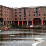 The columnades at the Albert Dock